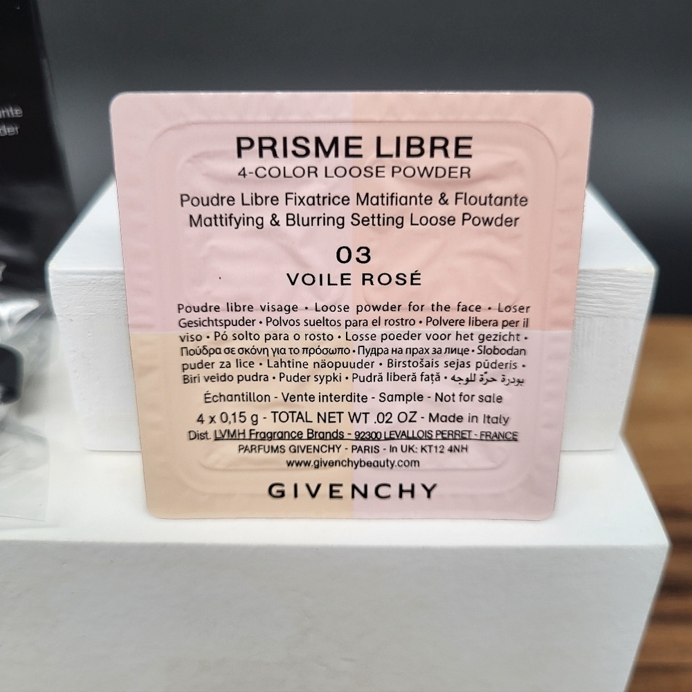 Givenchy Prisme Libre 4 Color Loose Powder (03), Puff Included, .02oz, NIB - Picture 10 of 10